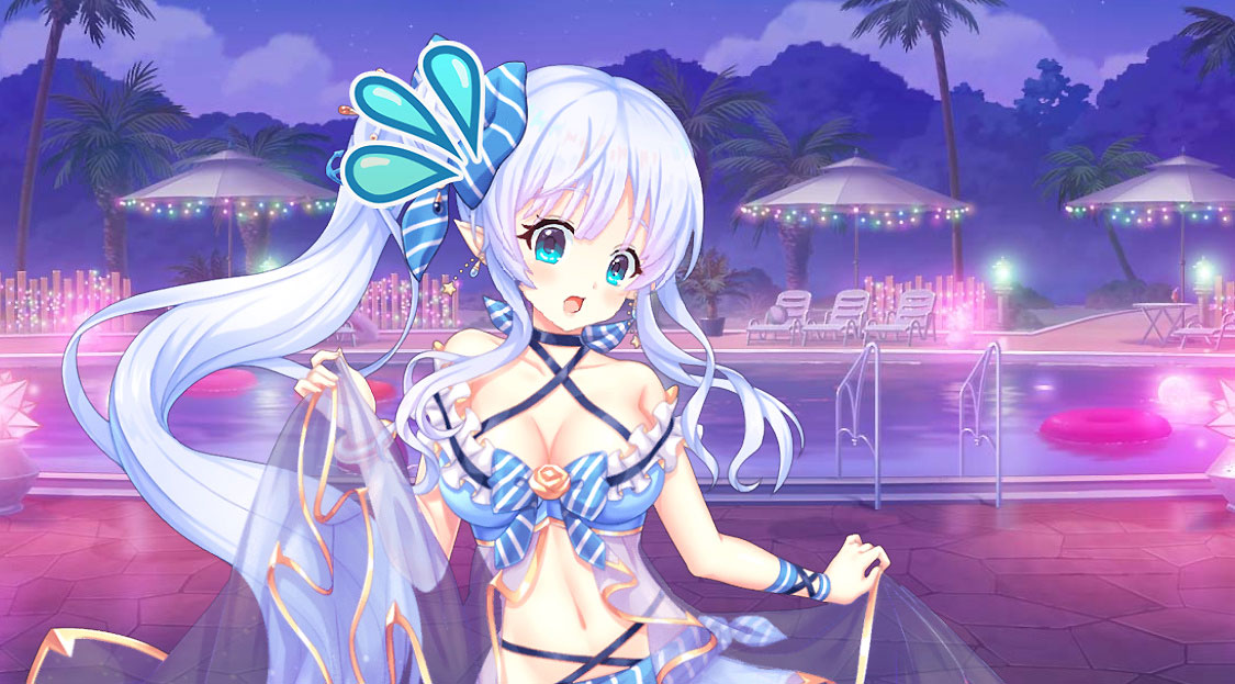 【エンクリ】星３ レヴィアタン (ナイプ) 水着 エロ・寝室シーン