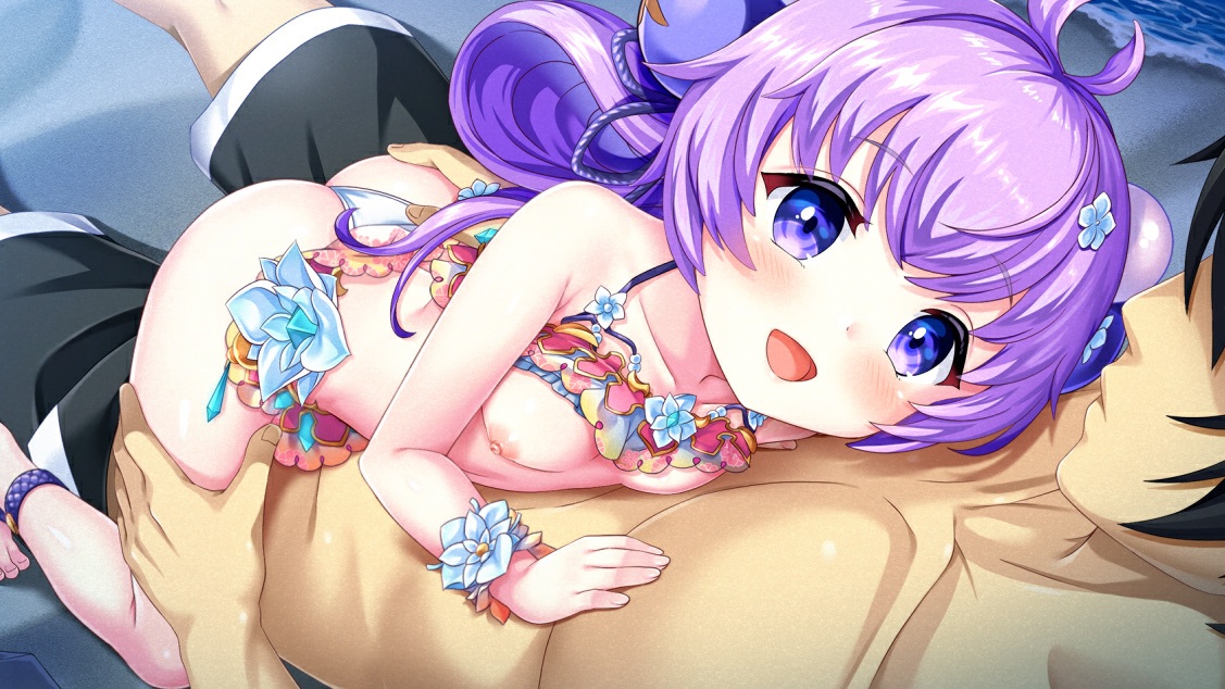 【あやらぶ】星5 ツクヨミ【真夏の天満月】水着 エロ・寝室シーン