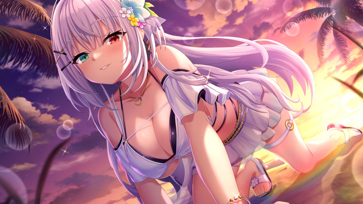 【とのフラ】SSR 愛花［白花色取る夕凪］