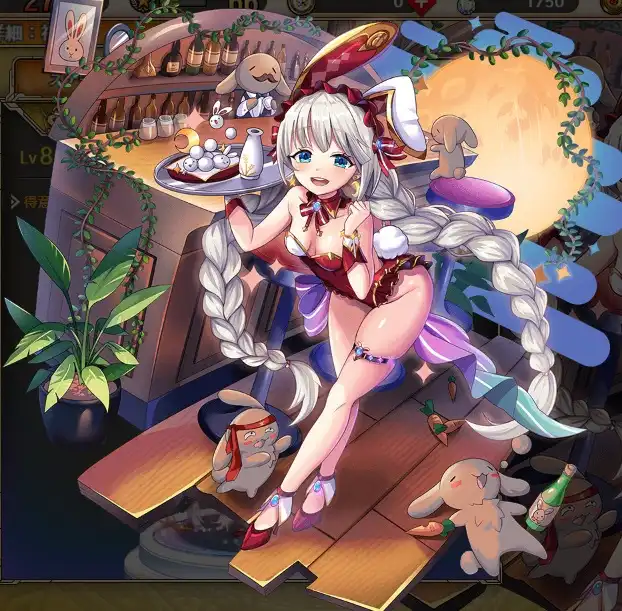 【神姫プロジェクト】SSR ［朧月の玉兎］イリス　お月見バニー エロ・アダルト